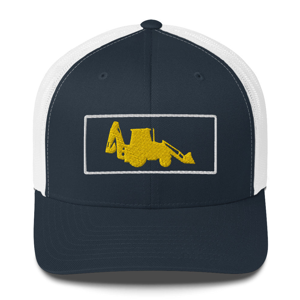 Backhoe Trucker Cap, Adult C004