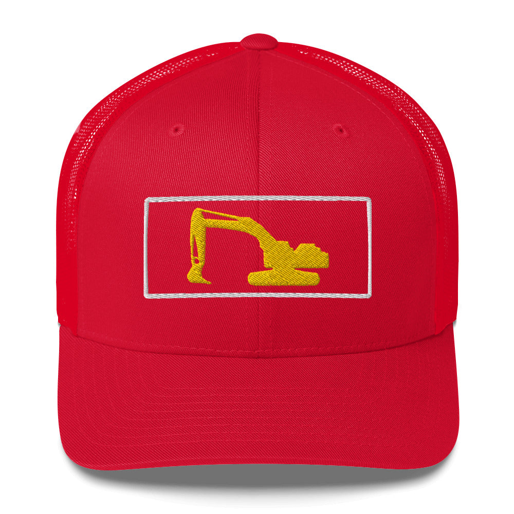 Excavator Truckers Cap, Adult C003