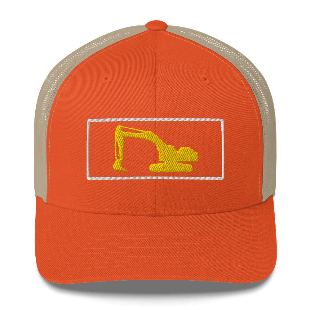 Excavator Truckers Cap, Adult C003