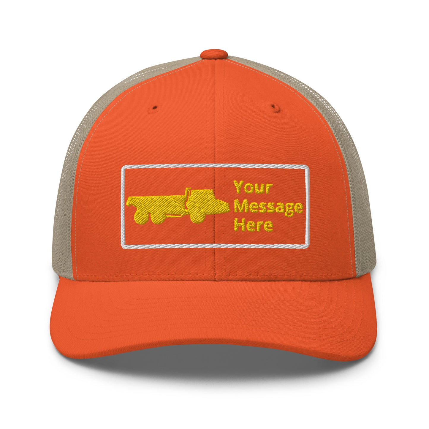 Articulated Hauler Truckers Hat, Adult, Personalized C026