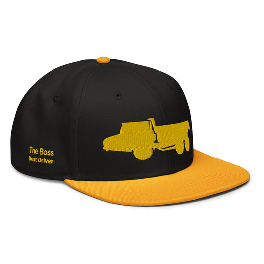 Hauler Truck Snapback Cap, Adult, Personalized C023